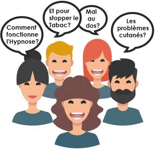 Questions réponses hypnoses comment ca marche effets tabac poids kilos addictions stress phobie izon libourne bordeaux talence coutras castillon pugnac ambares ambes